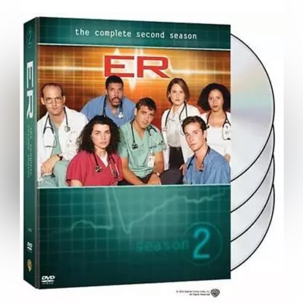 ER The Complete Second Season DVD Set in Original Case Good Condition